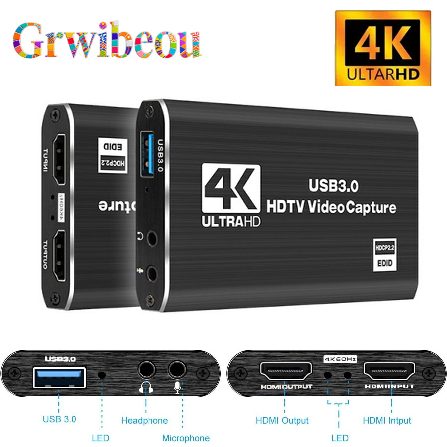 Gaming Console With Phone - 4K USB 3.0 Video Capture Card