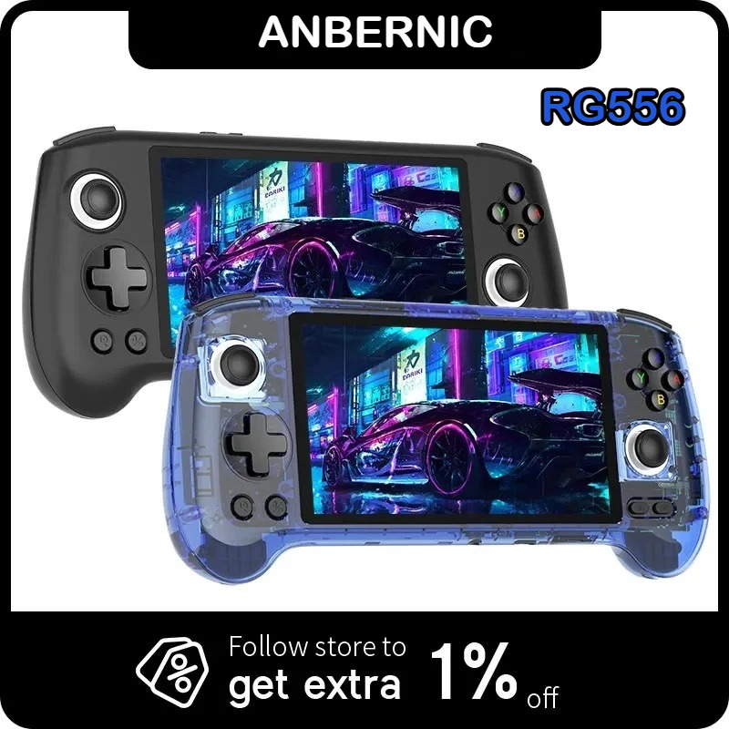 Gaming Console Windows - ANBERNIC RG556 Handheld Games Console 5.48''