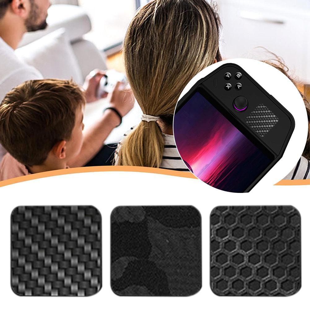 Gaming Console Kit - Carbon Fiber Patterned Stickers For Legion