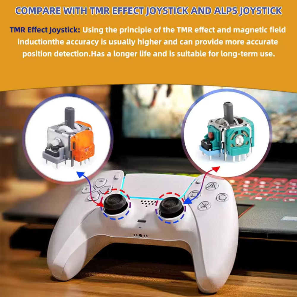 2-10Pcs Replacement TMR Effect - Sony Controller Dualsense review and price