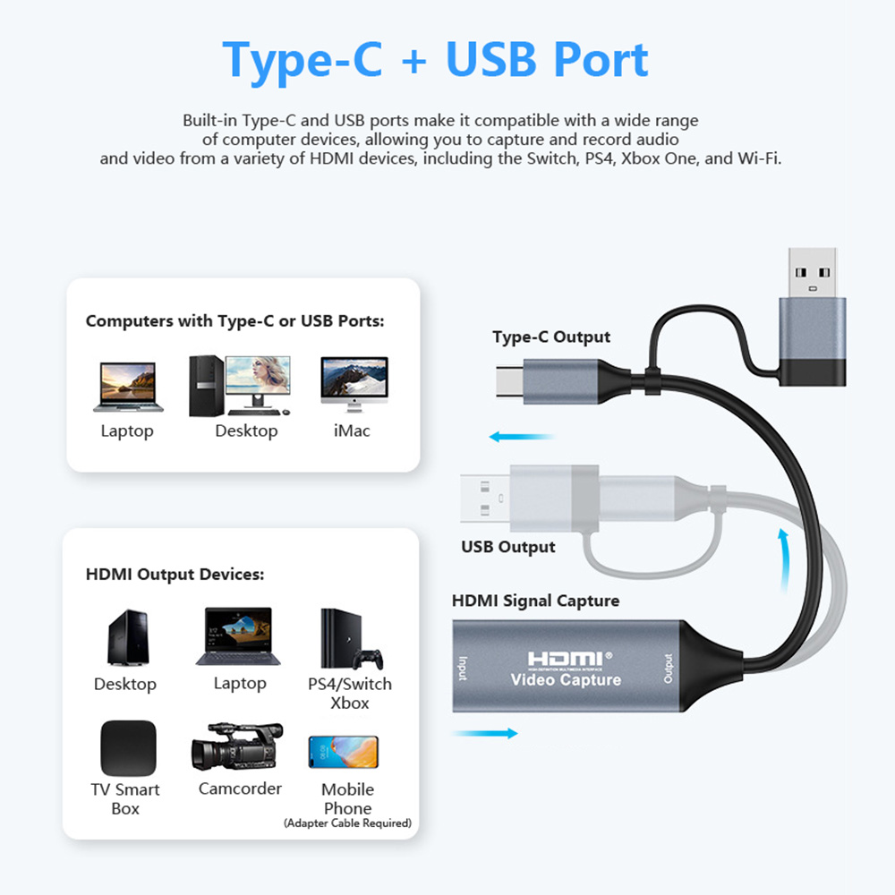4K 2 in 1 USB 2.0 Video Captur - Gaming Console With Phone review and price