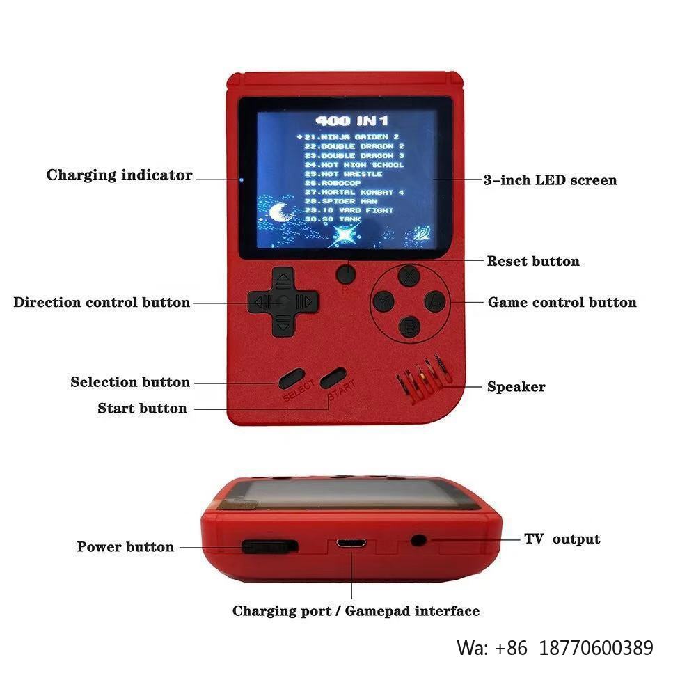 400 in 1 Handheld Game Console - Gaming Console Handheld review and price