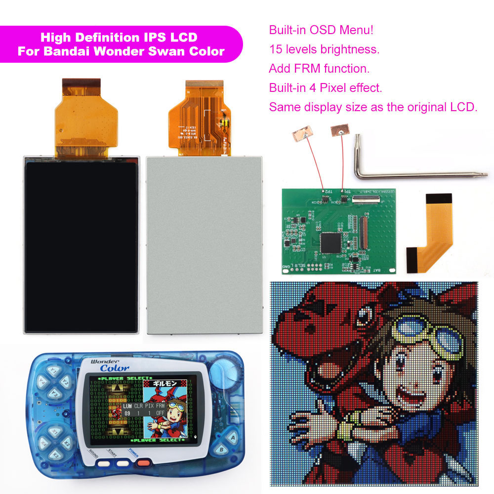 Newest WSC Hightlight IPS LCD  - Gaming Console Display review and price