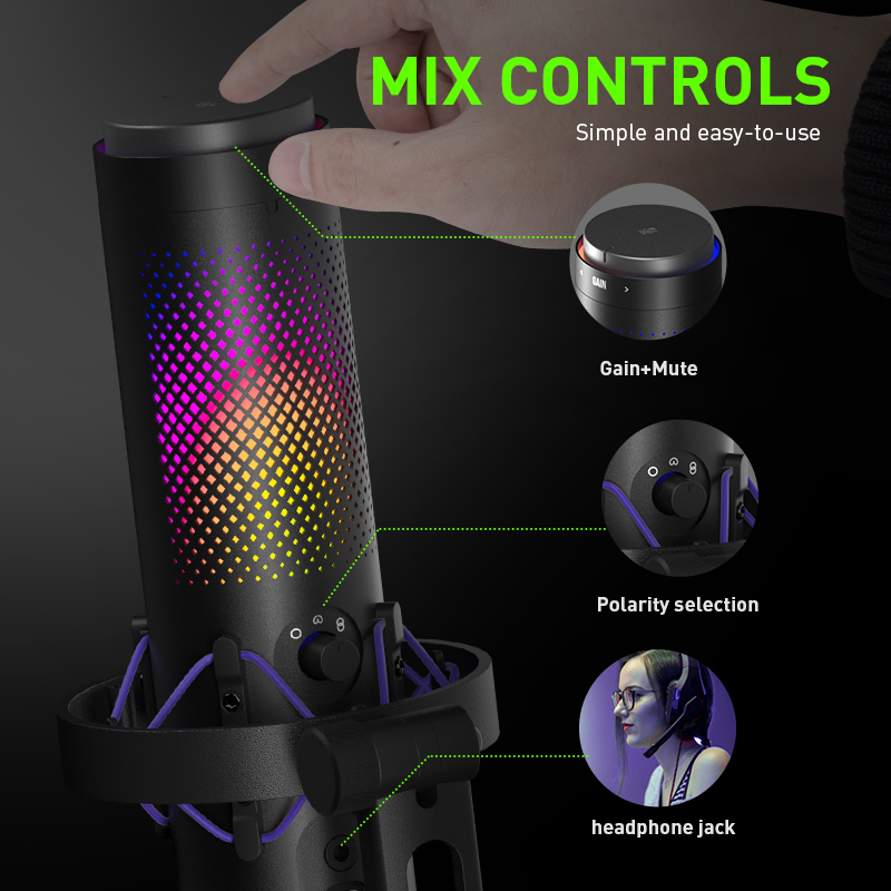USB Desktop Condenser Wired Mi - Gaming Console Handheld review and price