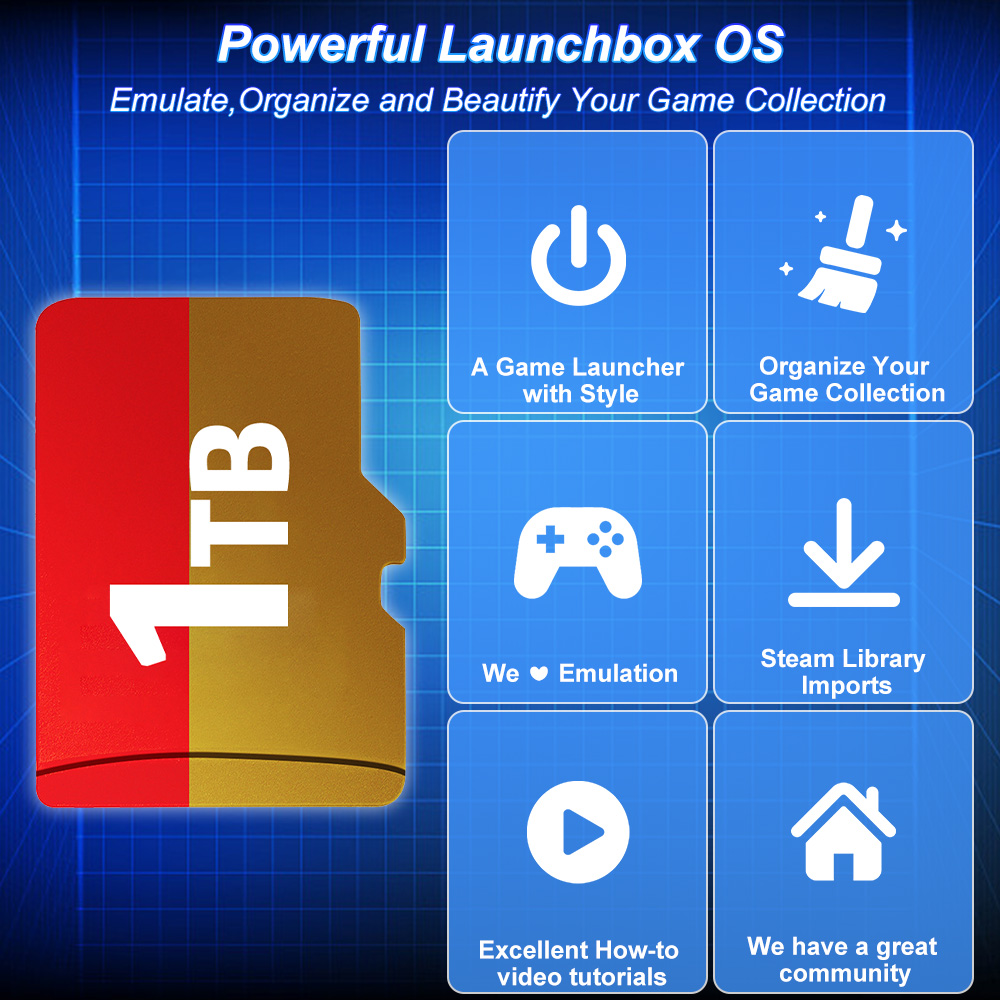 JMachen 1TB Game TF Card Built - Gaming Console Windows review and price