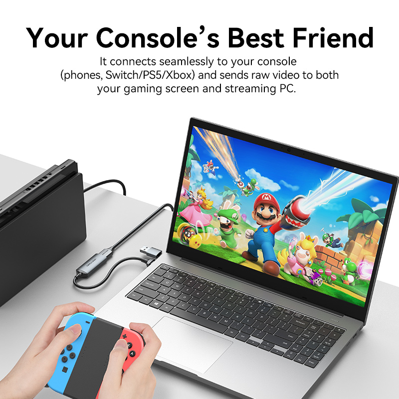 Vention Video Capture Card 4K  - Gaming Console With Phone review and price