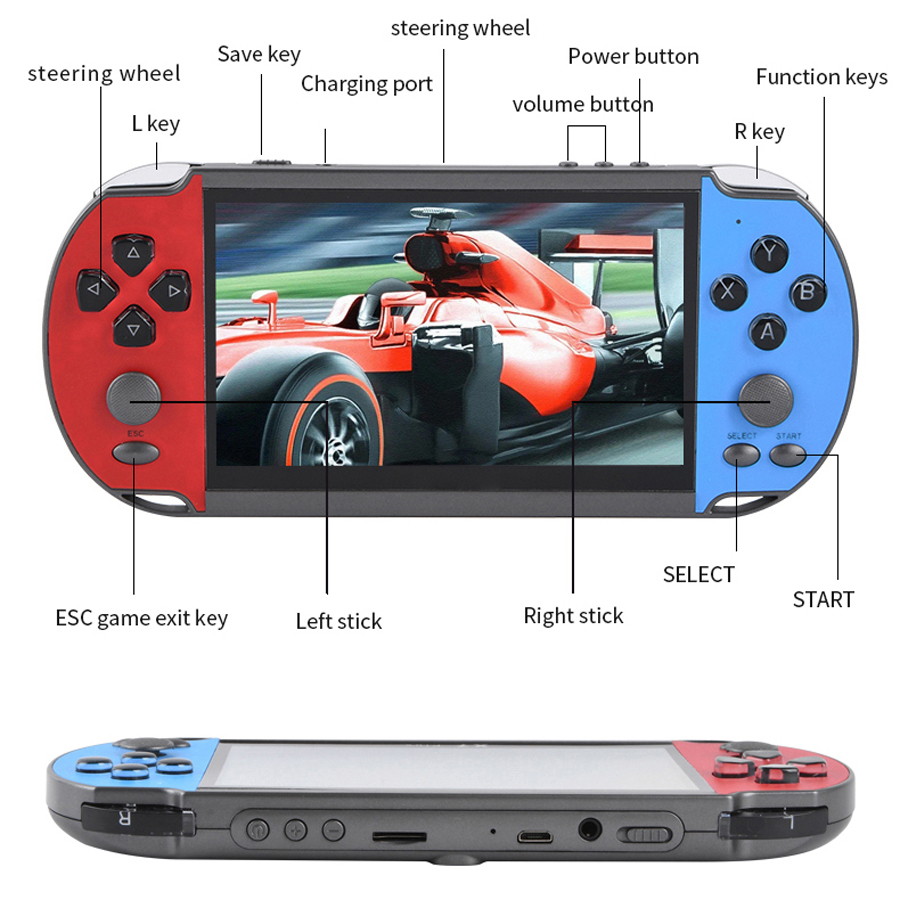 Portable Handheld Videogame TV - Gaming Console For 7 Year Old review and price