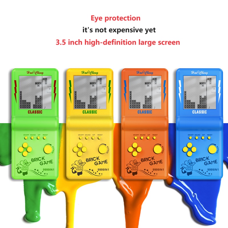 Russian Blocks Game Portable H - Gaming Console For 7 Year Old review and price